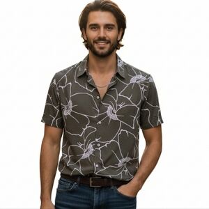 Ted baker London Men floral Print Short Sleeve